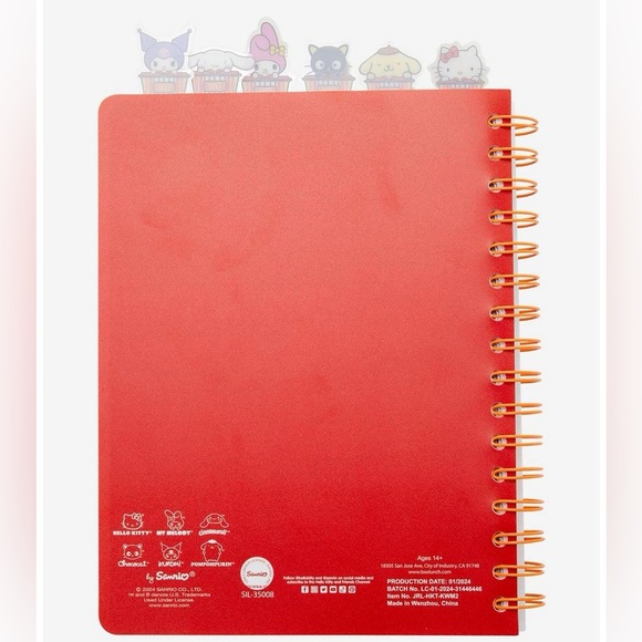 Sanrio Hello Kitty and Friends Kawaii Mart Figural Tab Journal - Picture 3 of 6